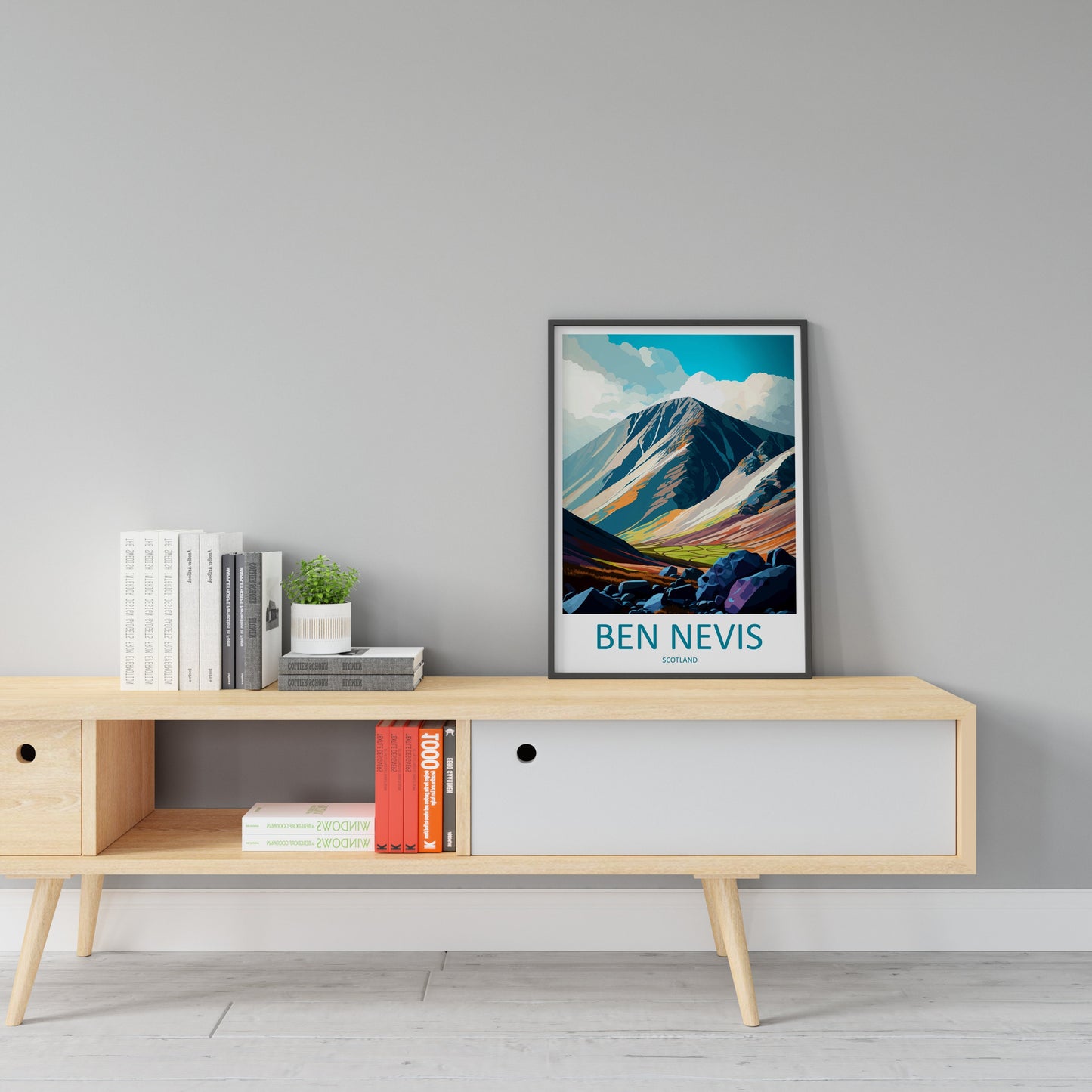 Ben Nevis Travel Print Wall Art Ben Nevis Wall Hanging Home Décor Ben Nevis Gift Art Lovers Scotland Art Lover Gift Ben Nevis Travel Artwork