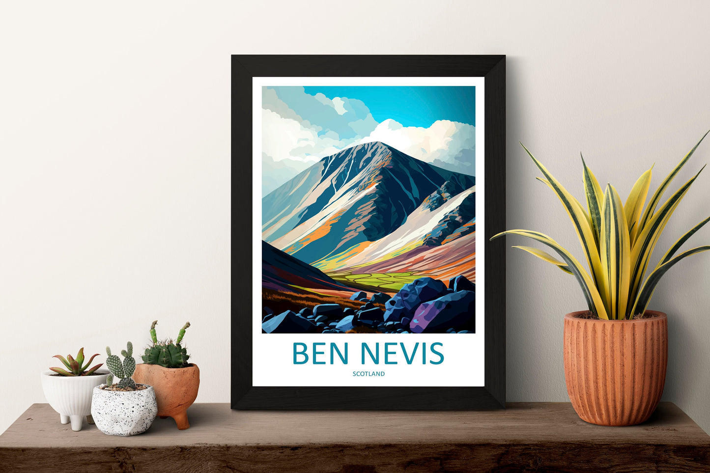 Ben Nevis Travel Print Wall Art Ben Nevis Wall Hanging Home Décor Ben Nevis Gift Art Lovers Scotland Art Lover Gift Ben Nevis Travel Artwork