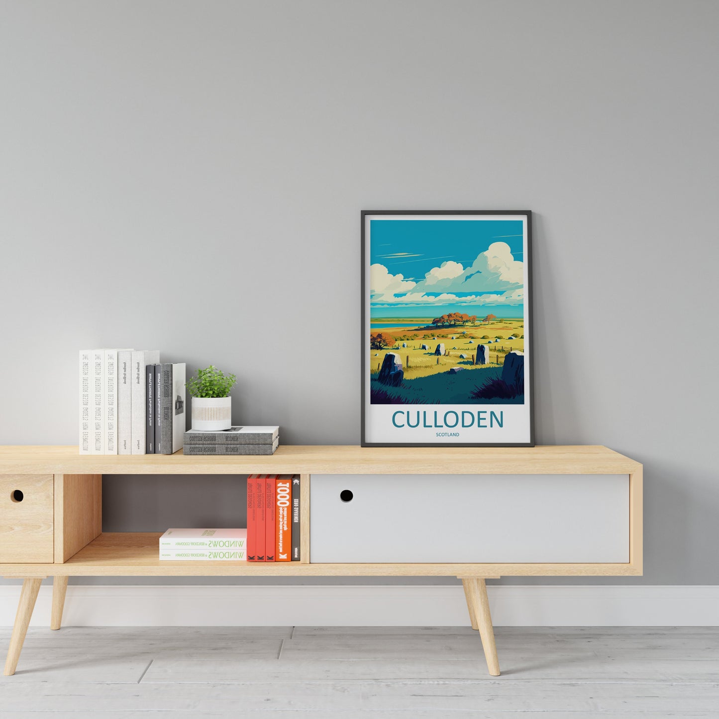 Culloden Travel Print Wall Art Culloden Wall Hanging Home Décor Culloden Gift Art Lovers Scotland Art Lover Gift Culloden Travel Artwork
