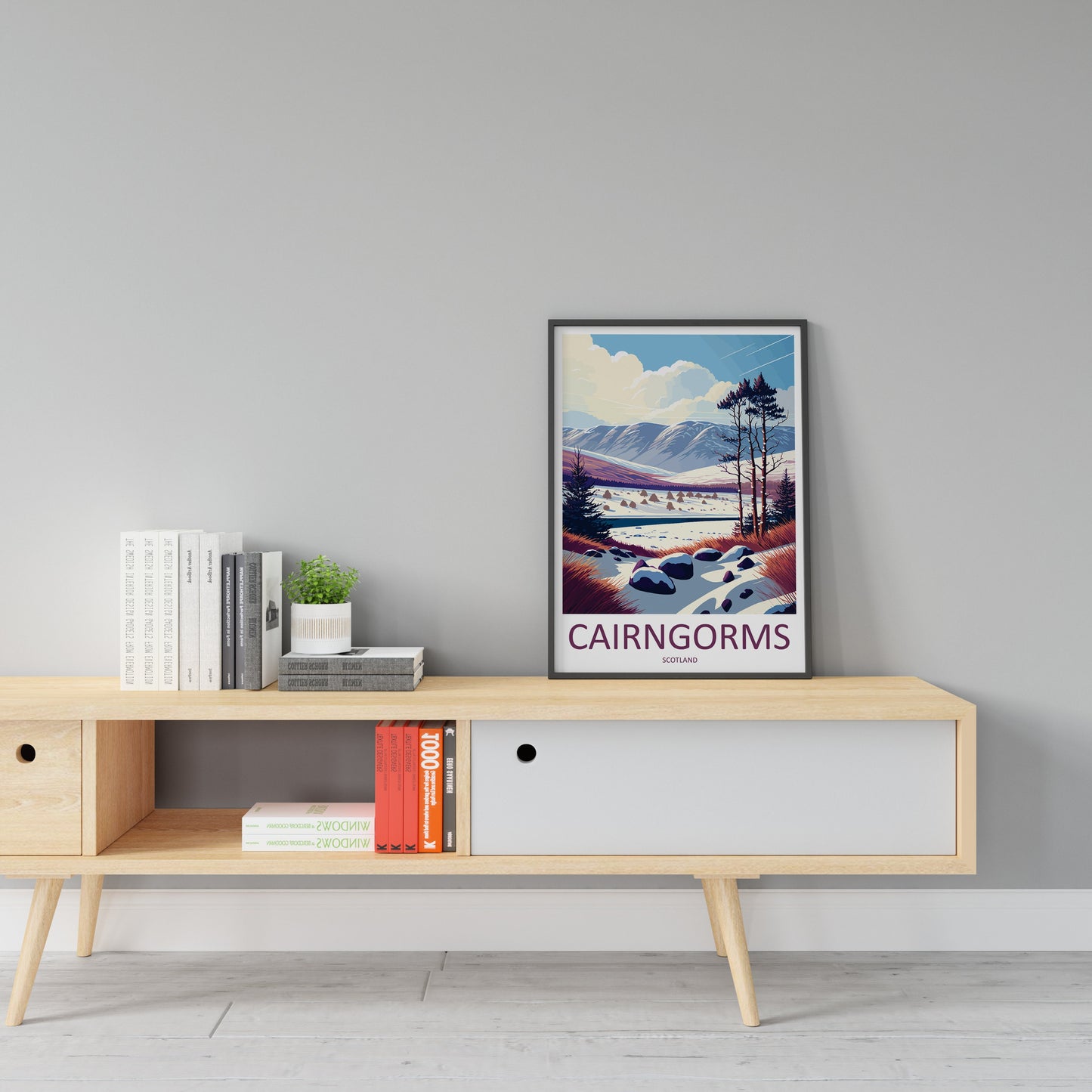 Cairngorms Travel Print Wall Art Cairngorms Wall Hanging Home Décor Cairngorms Gift Art Lovers Scotland Art Lover Gift Cairngorms Poster