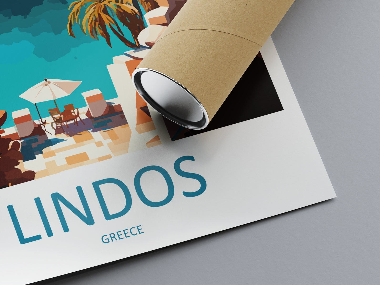 Lindos Travel Print Wall Art Lindos Greece Wall Hanging Home Decoration Lindos Gift Art Lovers Wall Art Print Lindos Greece Wall Art