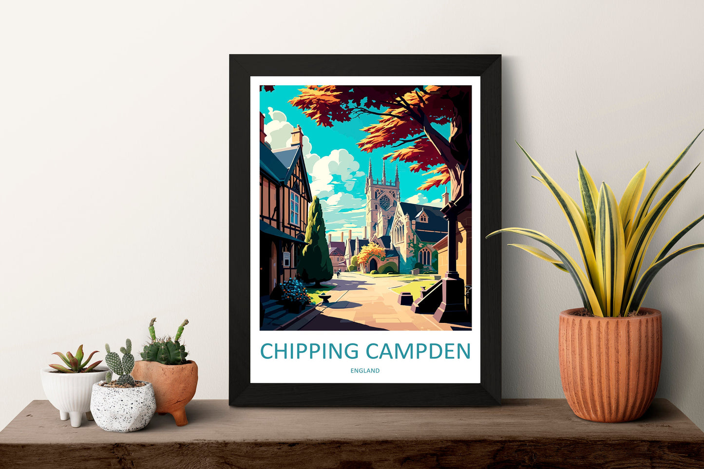 Chipping Campden Travel Print Wall Art Chipping Campden Wall Hanging Home Décor Chipping Campden Gift Art Lovers England Art Lover Gift