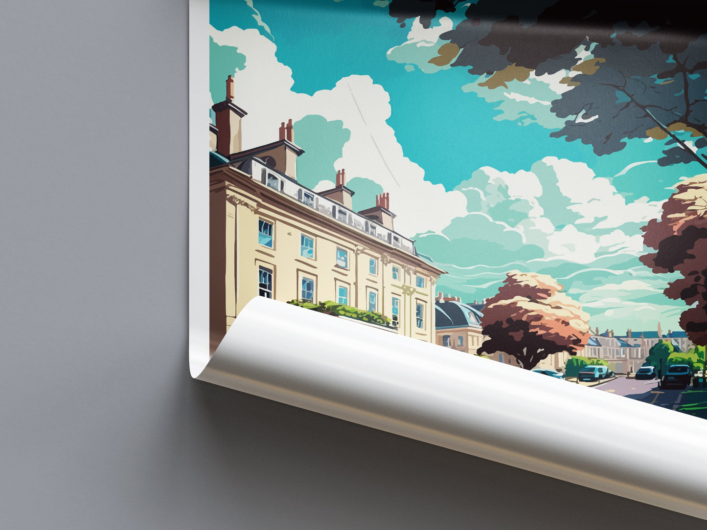 Cheltenham Travel Print Wall Art Cheltenham Wall Hanging Home Décor Cheltenham Gift Art Lovers England Art Lover Gift Cheltenham Art