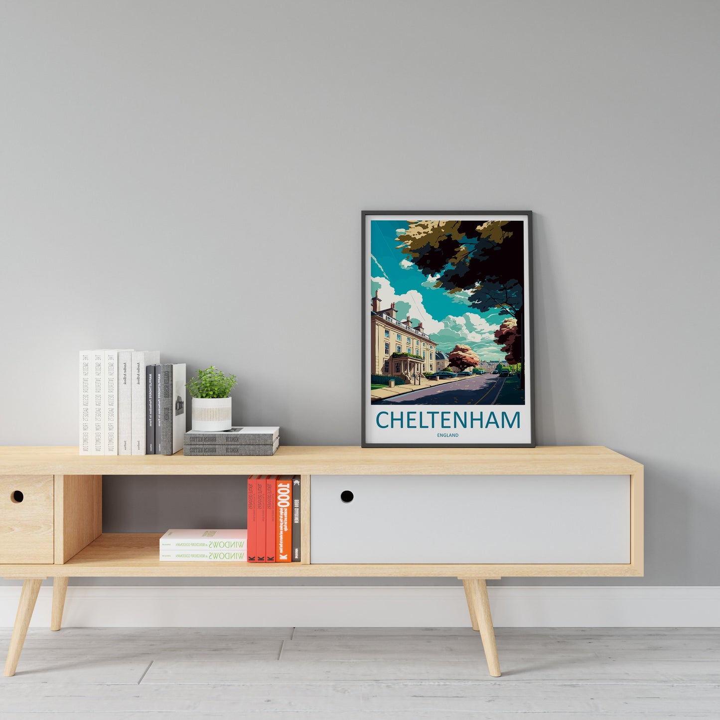 Cheltenham Travel Print Wall Art Cheltenham Wall Hanging Home Décor Cheltenham Gift Art Lovers England Art Lover Gift Cheltenham Art