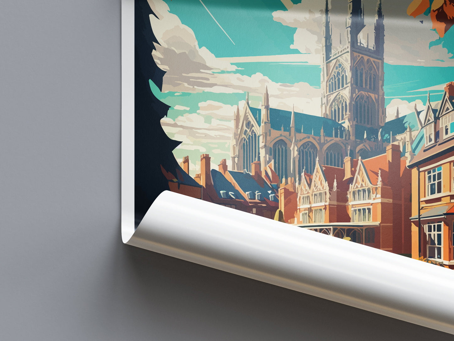 Winchester Travel Print Wall Art Winchester Wall Hanging Home Décor Winchester Gift Art Lovers England Art Lover Gift Winchester Travel