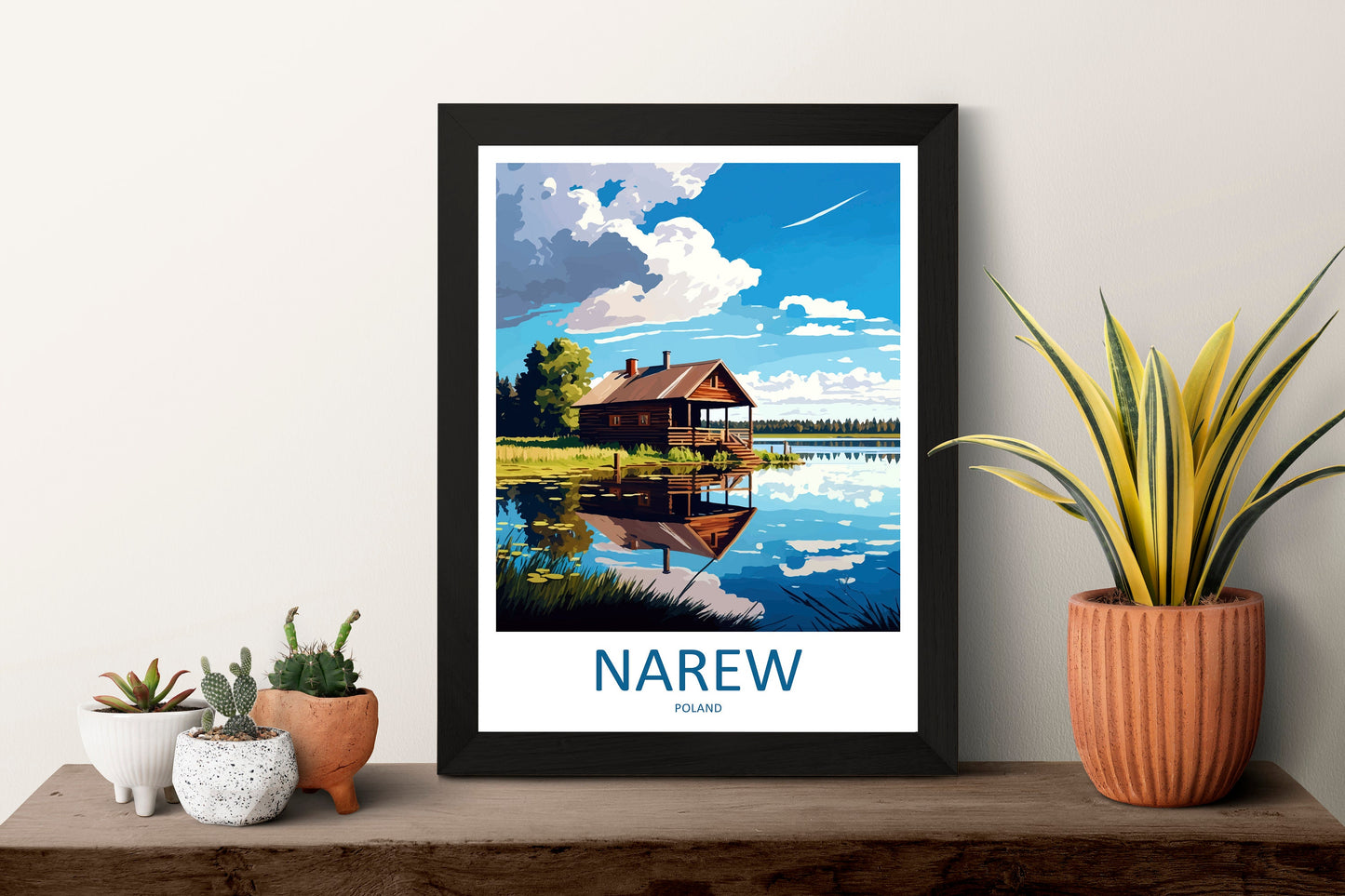 Narew Travel Print Wall Art Narew Wall Hanging Home Décor Narew Gift Art Lovers Poland Art Lover Gift Narew Travel Wall Art