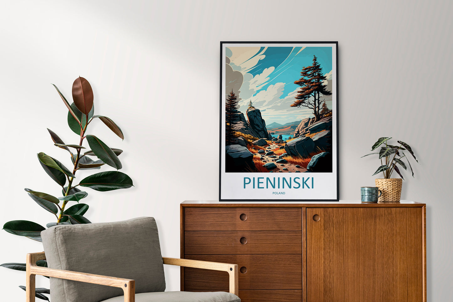 Pieninski Travel Print Wall Art Pieninski Wall Hanging Home Décor Pieninski Gift Art Lovers Poland Art Lover Gift Pieninski Travel Wall Art