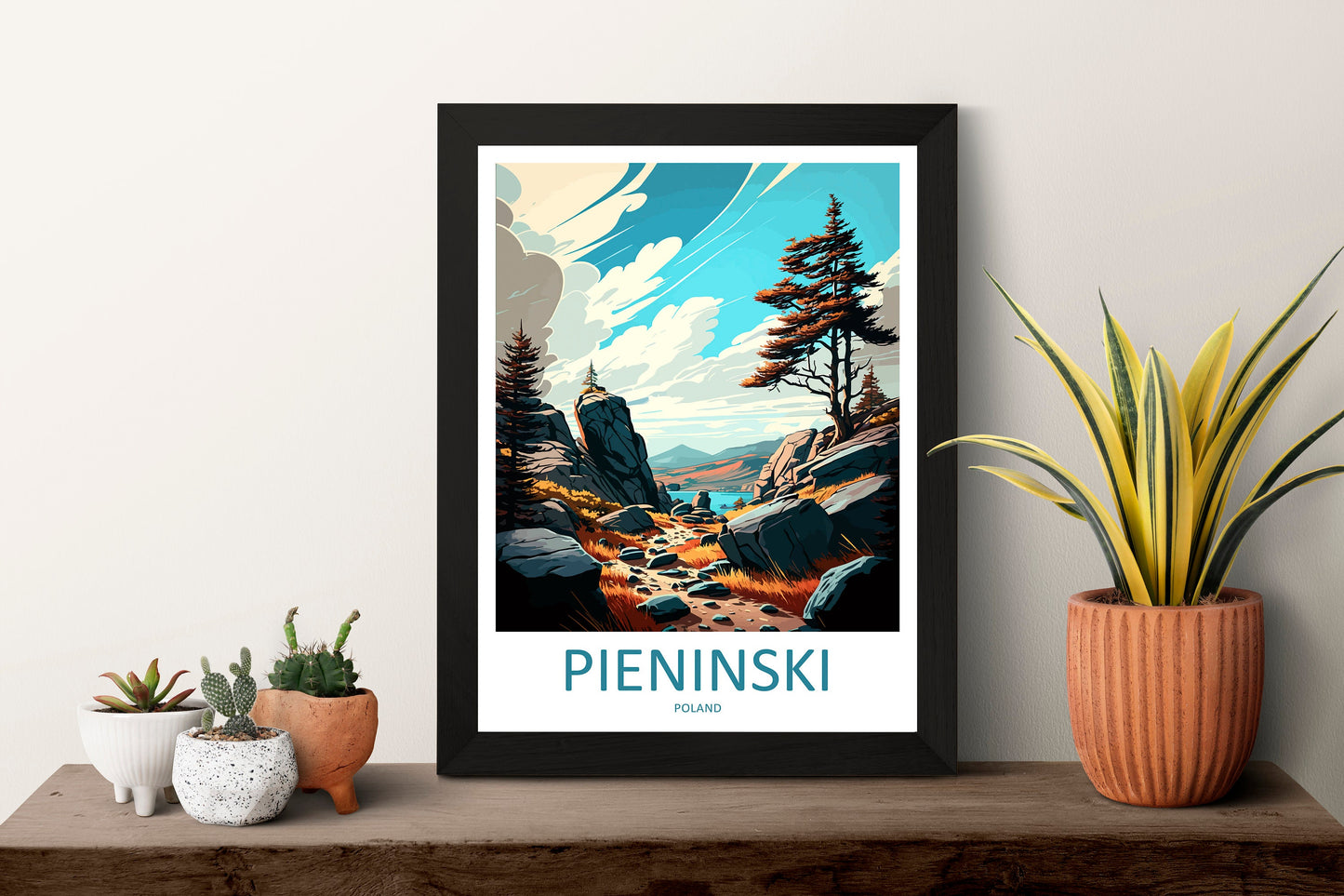 Pieninski Travel Print Wall Art Pieninski Wall Hanging Home Décor Pieninski Gift Art Lovers Poland Art Lover Gift Pieninski Travel Wall Art