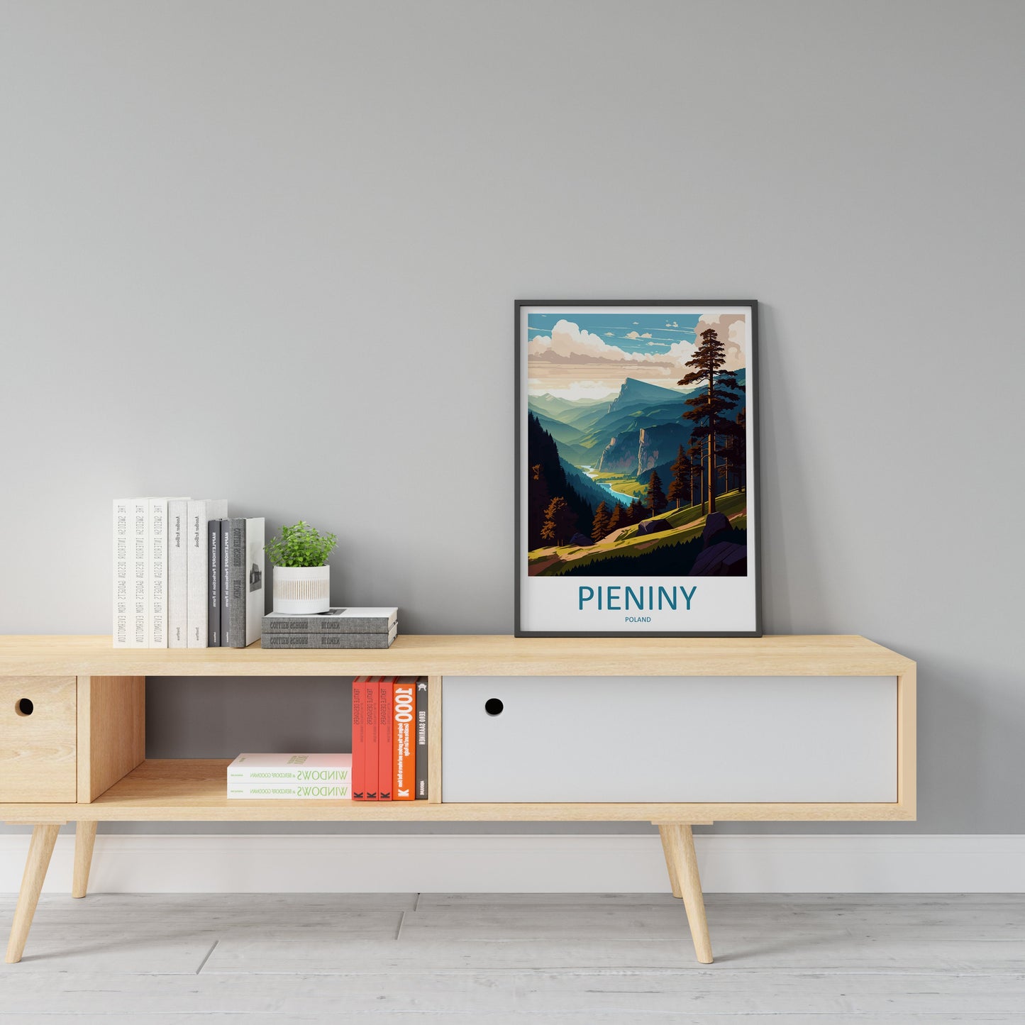 Pieniny Travel Print Wall Art Pieniny Wall Hanging Home Décor Pieniny Gift Art Lovers Poland Art Lover Gift Pieniny Travel Wall Art