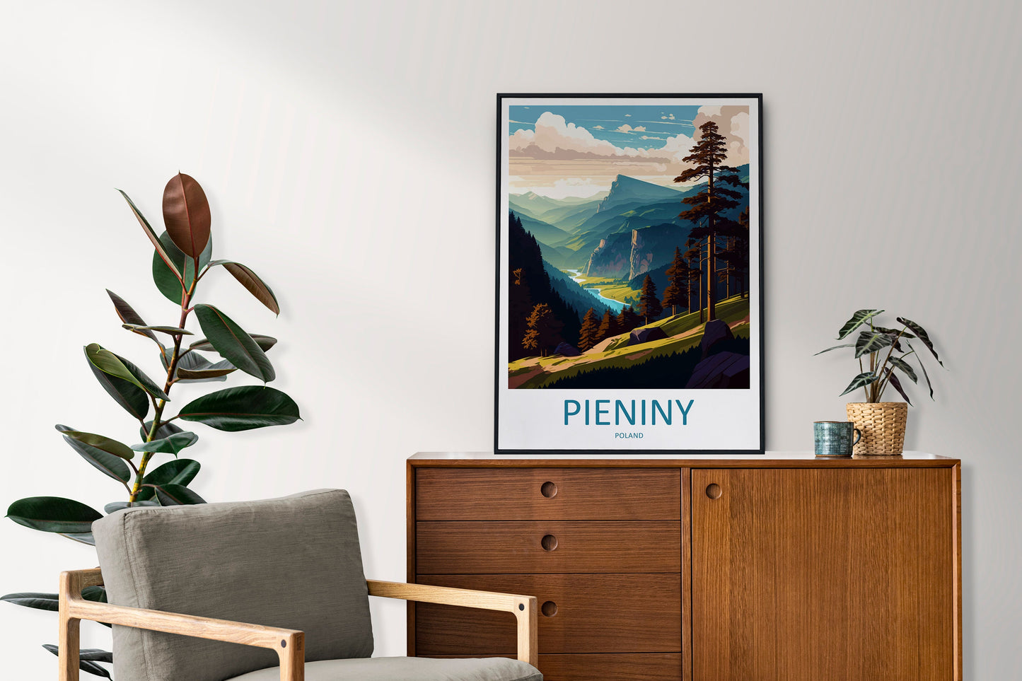 Pieniny Travel Print Wall Art Pieniny Wall Hanging Home Décor Pieniny Gift Art Lovers Poland Art Lover Gift Pieniny Travel Wall Art