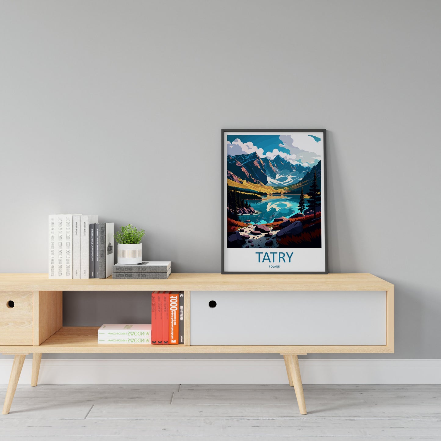 Tatry Travel Print Wall Art Tatry Wall Hanging Home Décor Tatry Gift Art Lovers Poland Art Lover Gift Tatry Travel Wall Art
