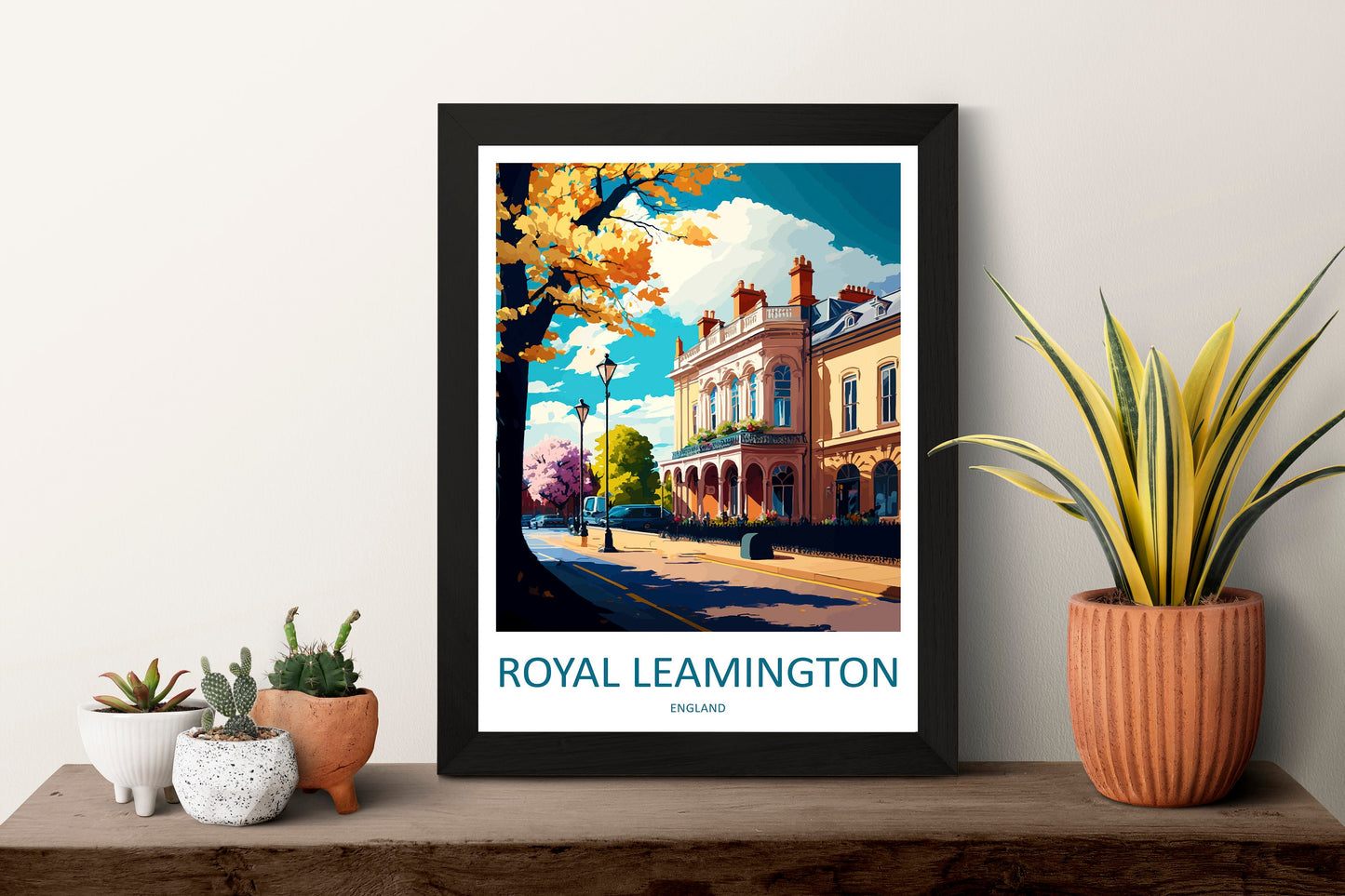 Royal Leamington Travel Print Wall Art Royal Leamington Wall Hanging Home Décor Royal Leamington Gift Art Lovers England Art Lover Gift