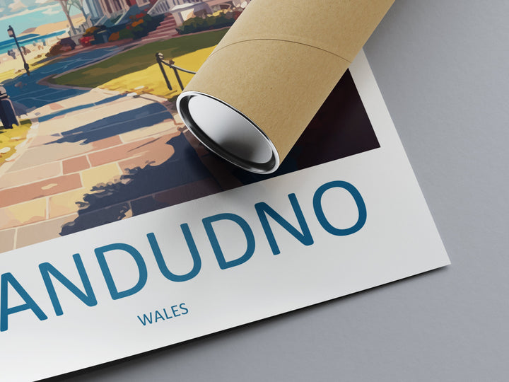 Llandudno Travel Print Wall Art Llandudno Wall Hanging Home Décor Llandudno Gift Art Lovers Welsh Art Lover Gift Llandudno Travel Decor