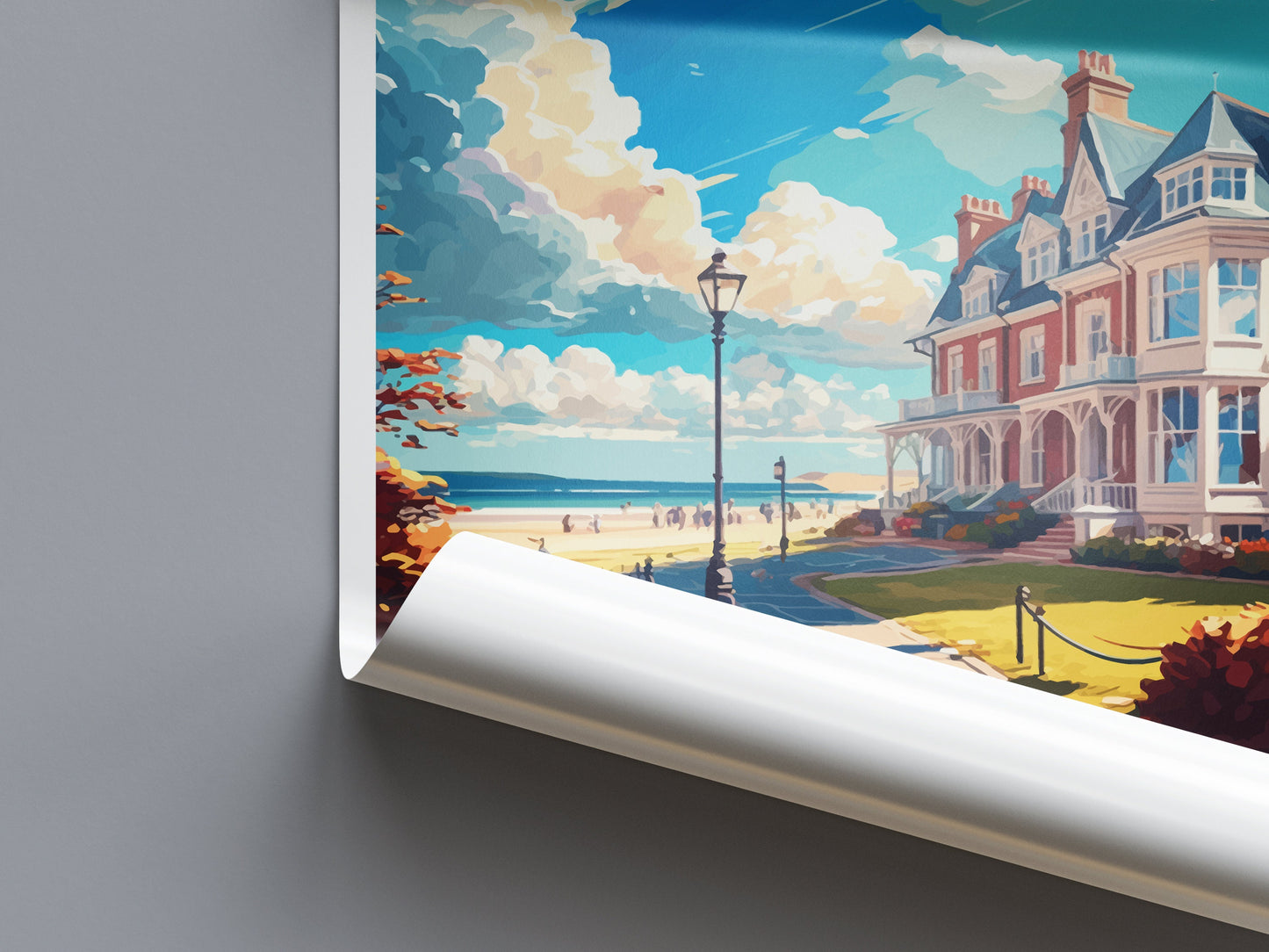 Llandudno Travel Print Wall Art Llandudno Wall Hanging Home Décor Llandudno Gift Art Lovers Welsh Art Lover Gift Llandudno Travel Decor
