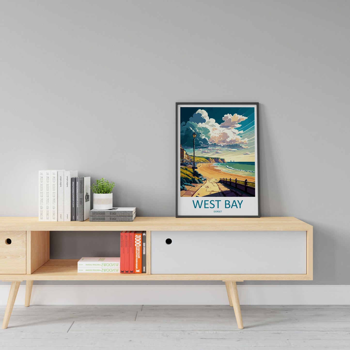 West Bay Travel Print Wall Art West Bay Wall Hanging Home Décor West Bay Gift Art Lovers England Art Lover Gift West Bay Wall Art Poster
