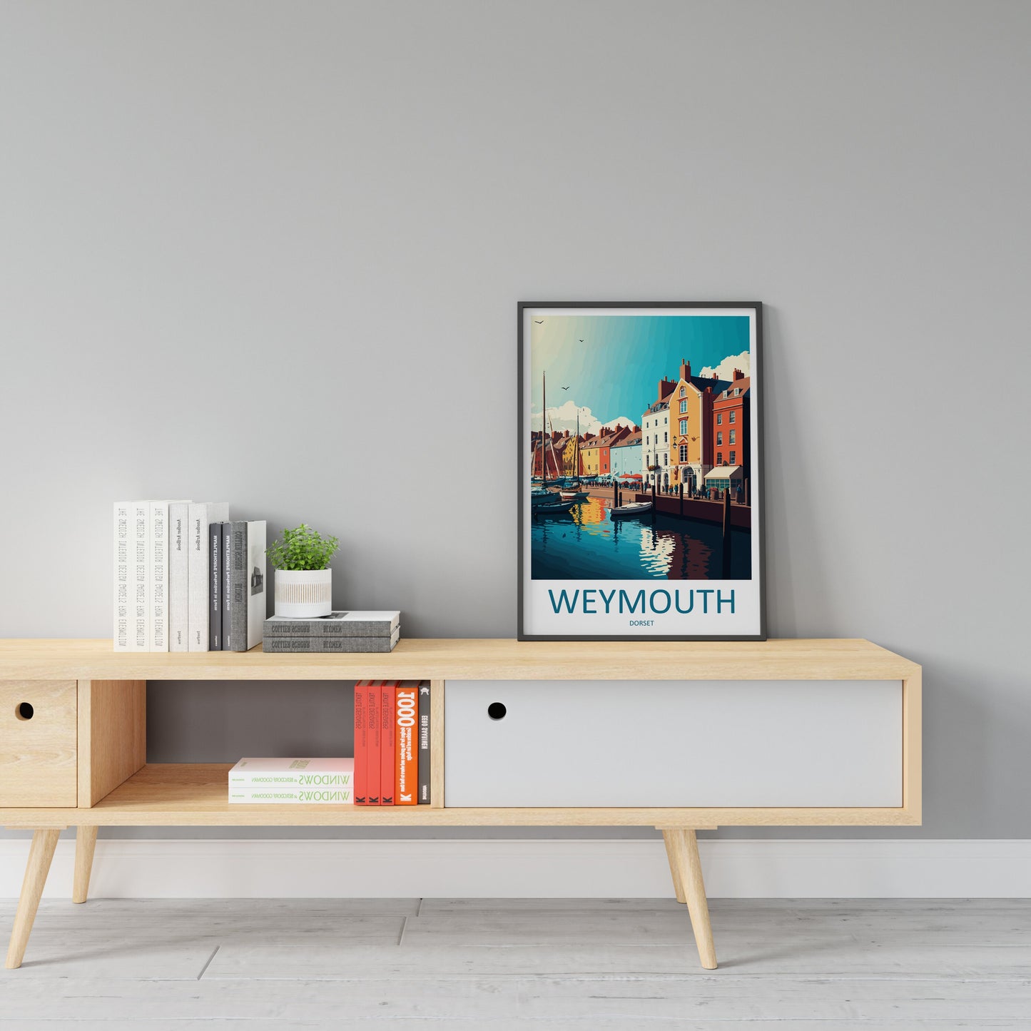 Weymouth Travel Print Wall Art Weymouth Wall Hanging Home Décor Weymouth Gift Art Lovers England Art Lover Gift Weymouth Wall Art Poster