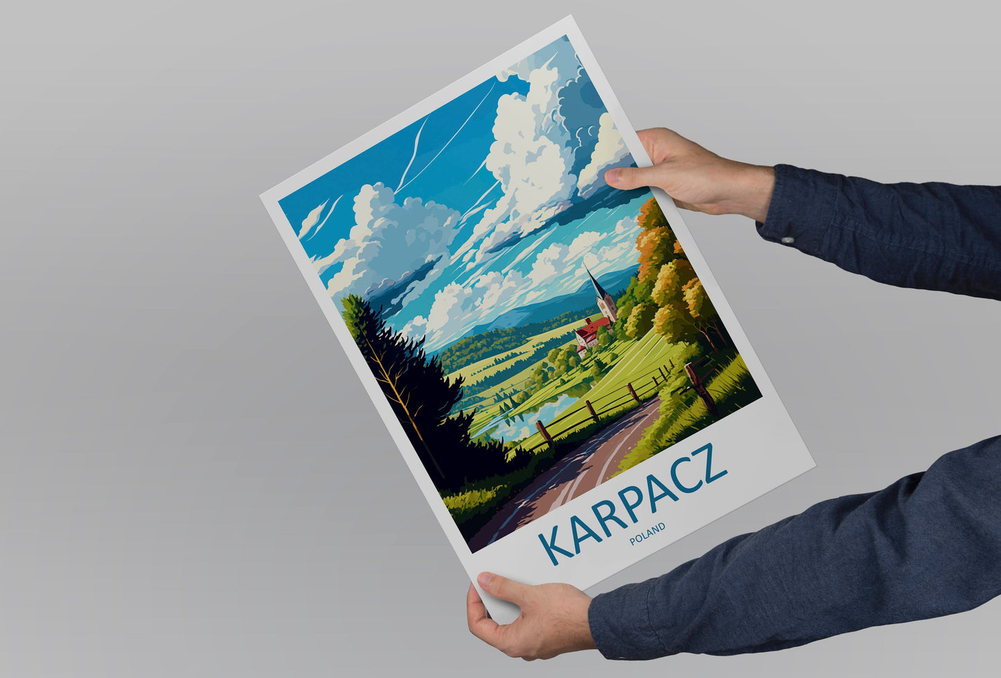 Karpacz Travel Print Wall Art Karpacz Wall Hanging Home Décor Karpacz Gift Art Lovers Poland Art Lover Gift Karpacz Travel Wall Art