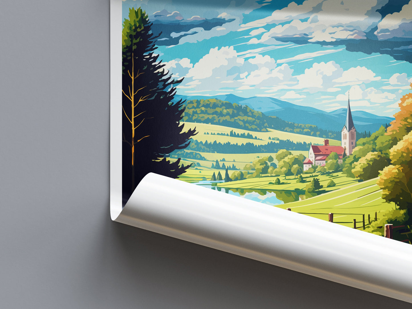 Karpacz Travel Print Wall Art Karpacz Wall Hanging Home Décor Karpacz Gift Art Lovers Poland Art Lover Gift Karpacz Travel Wall Art