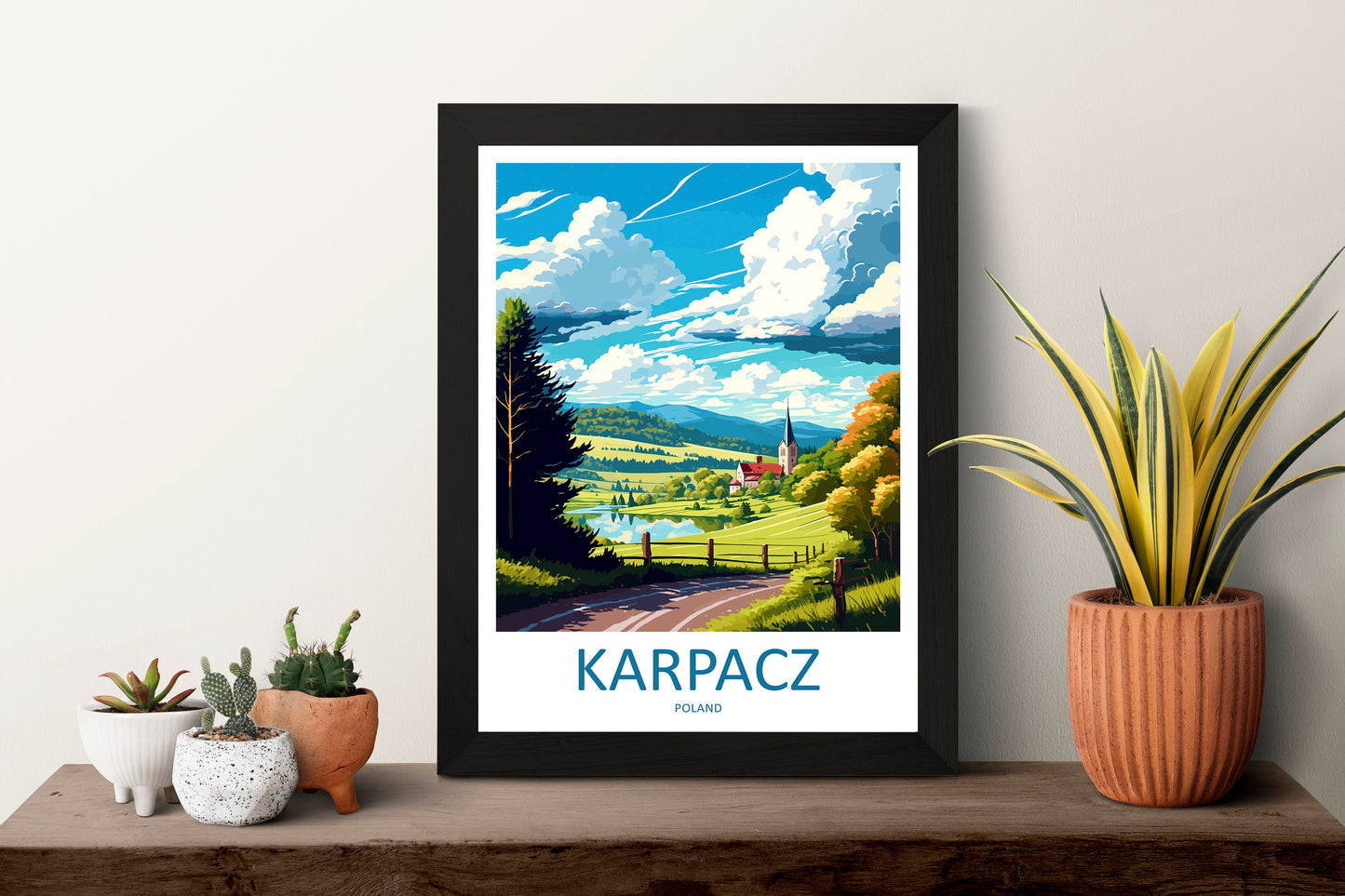 Karpacz Travel Print Wall Art Karpacz Wall Hanging Home Décor Karpacz Gift Art Lovers Poland Art Lover Gift Karpacz Travel Wall Art