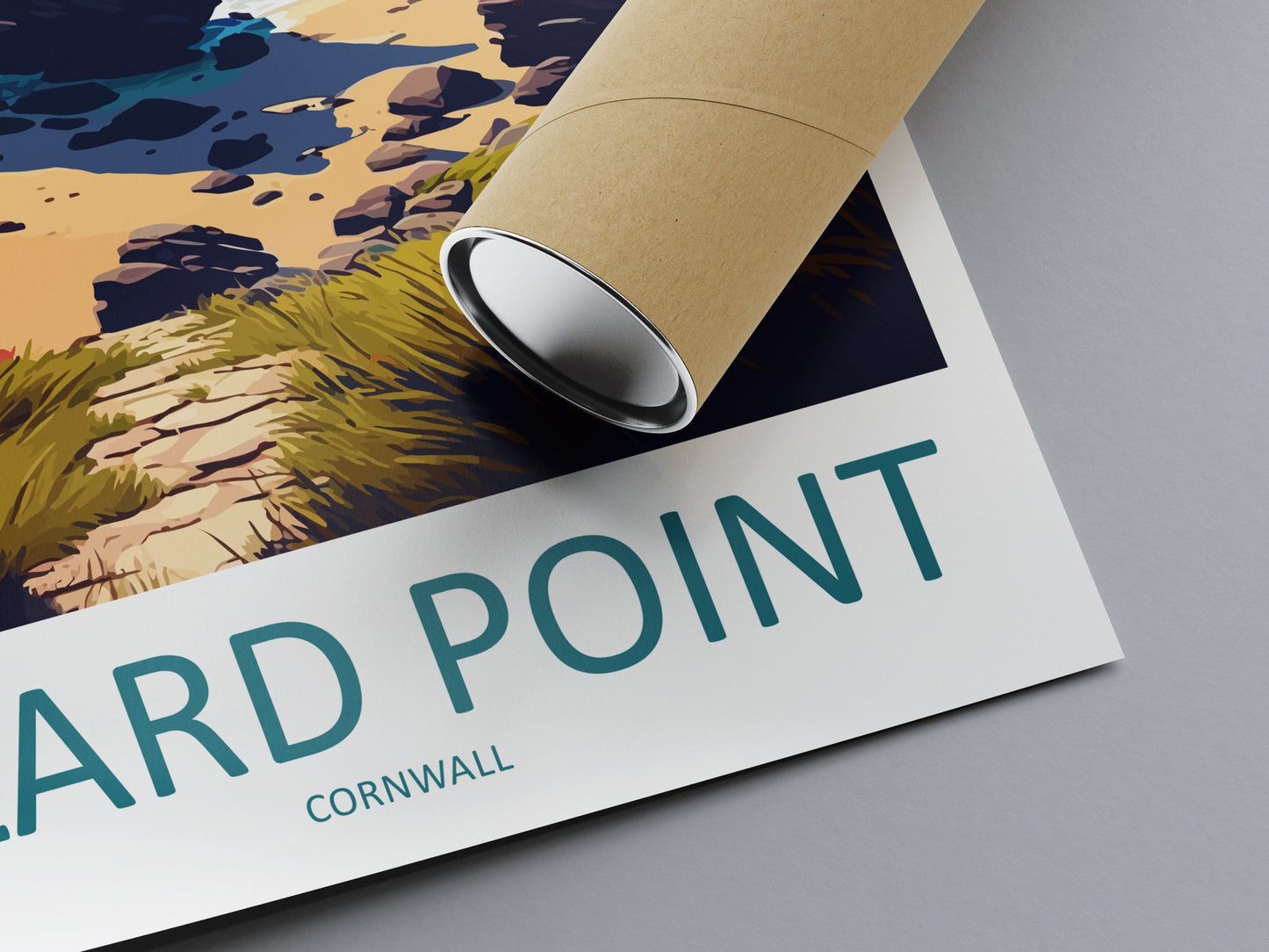 Lizard Point Travel Print Wall Art Lizard Point Wall Hanging Home Décor Lizard Point Gift Art Lovers England Art Lover Gift Lizard Point Art