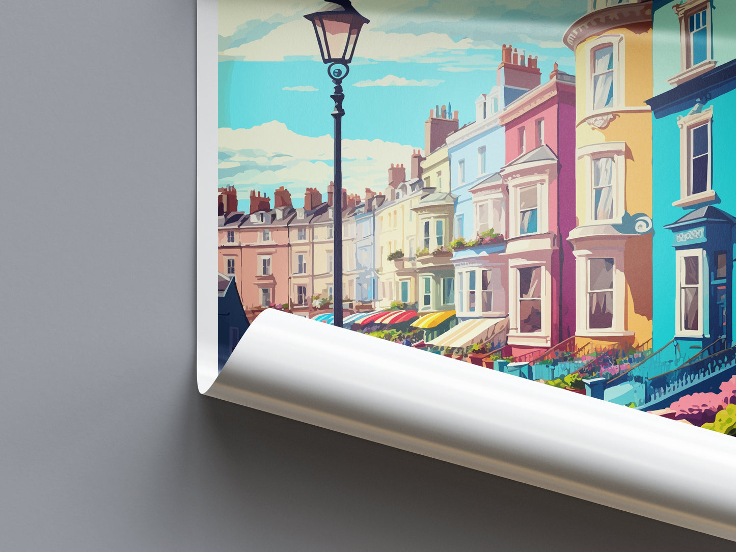 Paignton Travel Print Wall Art Paignton Wall Hanging Home Décor Paignton Gift Art Lovers England Art Lover Gift Paignton Art Poster