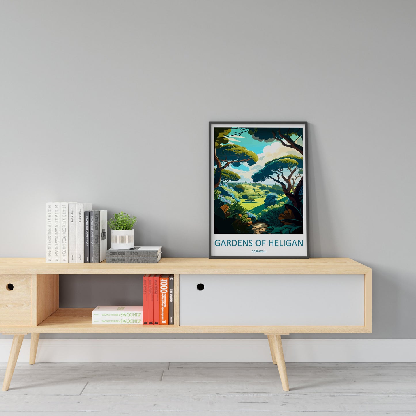 Gardens Of Heligan Travel Print Wall Art Gardens Of Heligan Wall Hanging Home Décor Gardens Of Heligan Gift Art Lovers England Art Lover