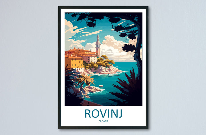Rovinj Travel Print Wall Art Rovinj Wall Hanging Home Décor Rovinj Gift Art Lovers Croatia Art Lover Gift Rovinj Travel Poster Wall Art