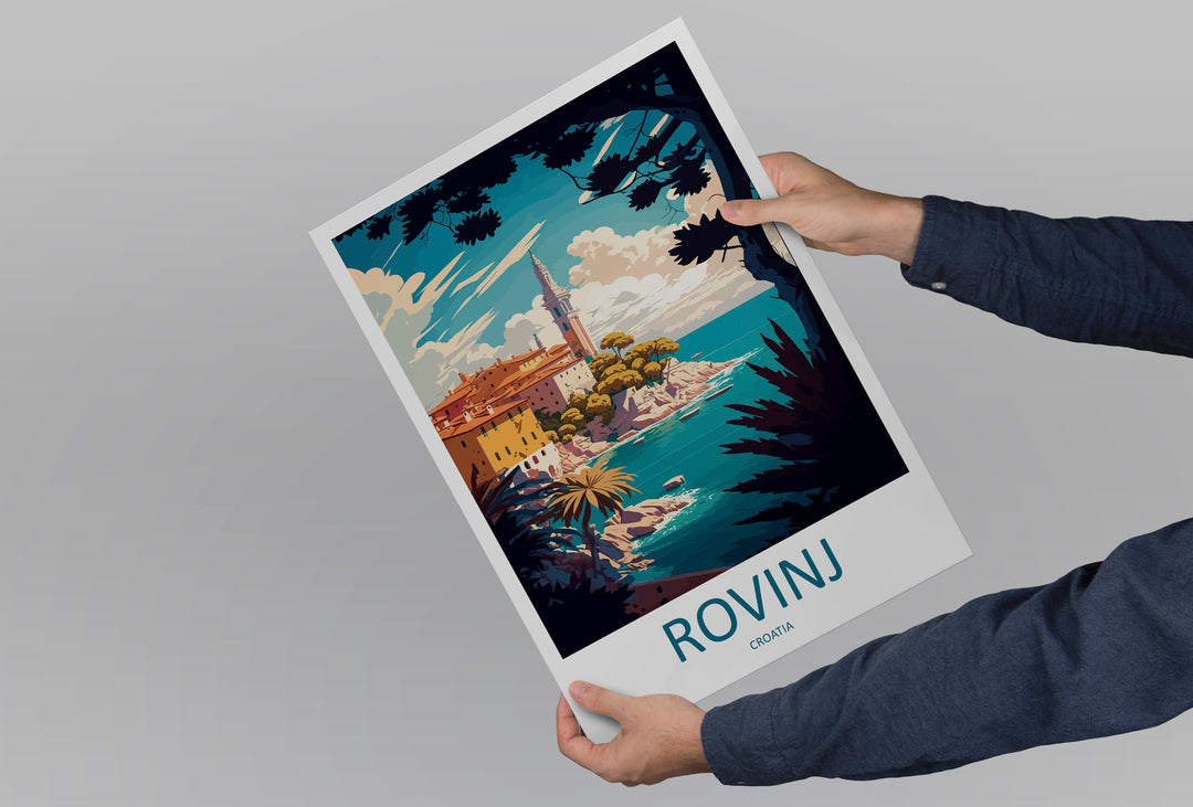 Rovinj Travel Print Wall Art Rovinj Wall Hanging Home Décor Rovinj Gift Art Lovers Croatia Art Lover Gift Rovinj Travel Poster Wall Art