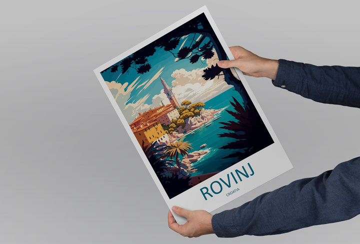 Rovinj Travel Print Wall Art Rovinj Wall Hanging Home Décor Rovinj Gift Art Lovers Croatia Art Lover Gift Rovinj Travel Poster Wall Art