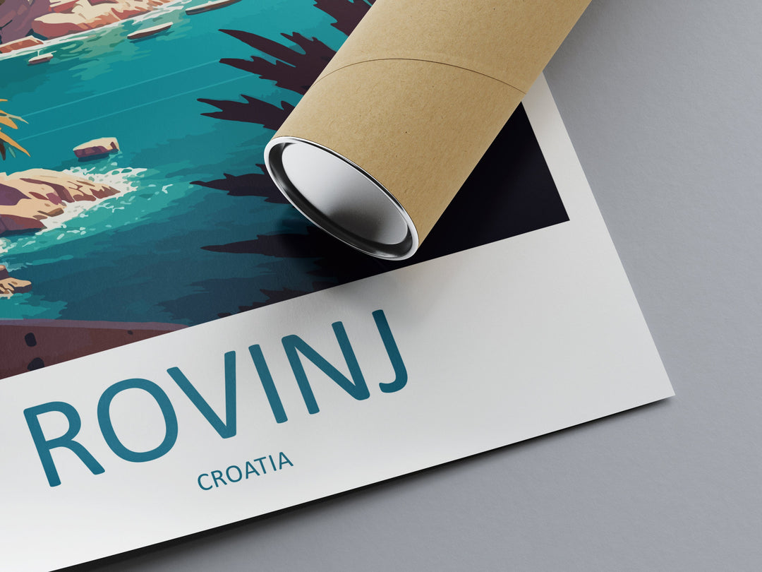 Rovinj Travel Print Wall Art Rovinj Wall Hanging Home Décor Rovinj Gift Art Lovers Croatia Art Lover Gift Rovinj Travel Poster Wall Art