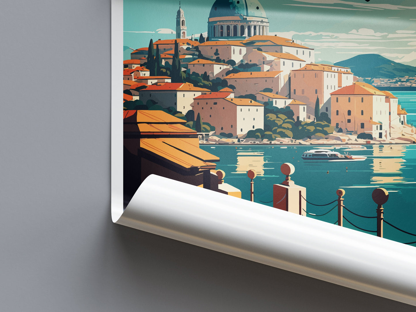 Sibenik Travel Print Wall Art Sibenik Wall Hanging Home Décor Sibenik Gift Art Lovers Croatia Art Lover Gift Sibenik Travel Poster Wall Art