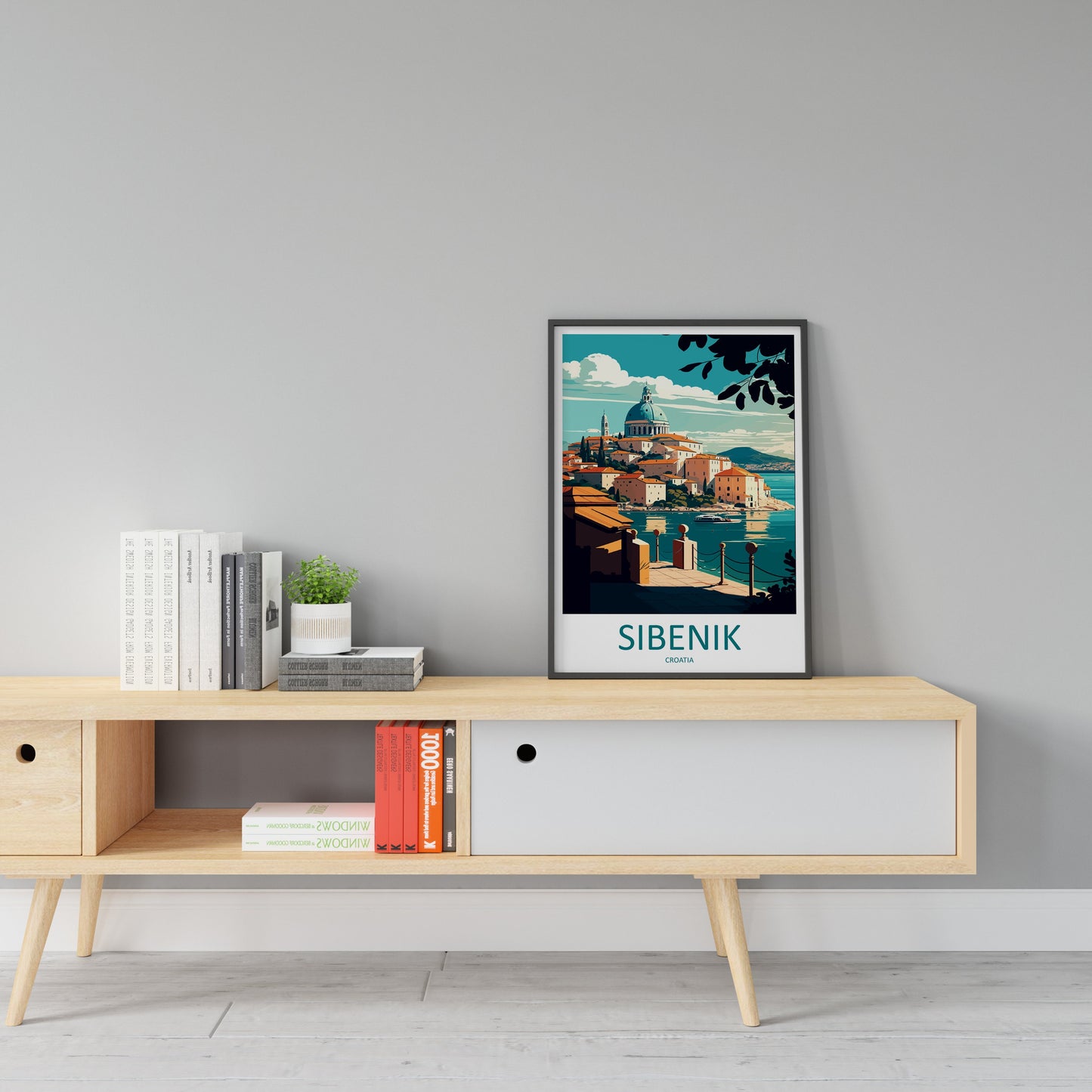 Sibenik Travel Print Wall Art Sibenik Wall Hanging Home Décor Sibenik Gift Art Lovers Croatia Art Lover Gift Sibenik Travel Poster Wall Art