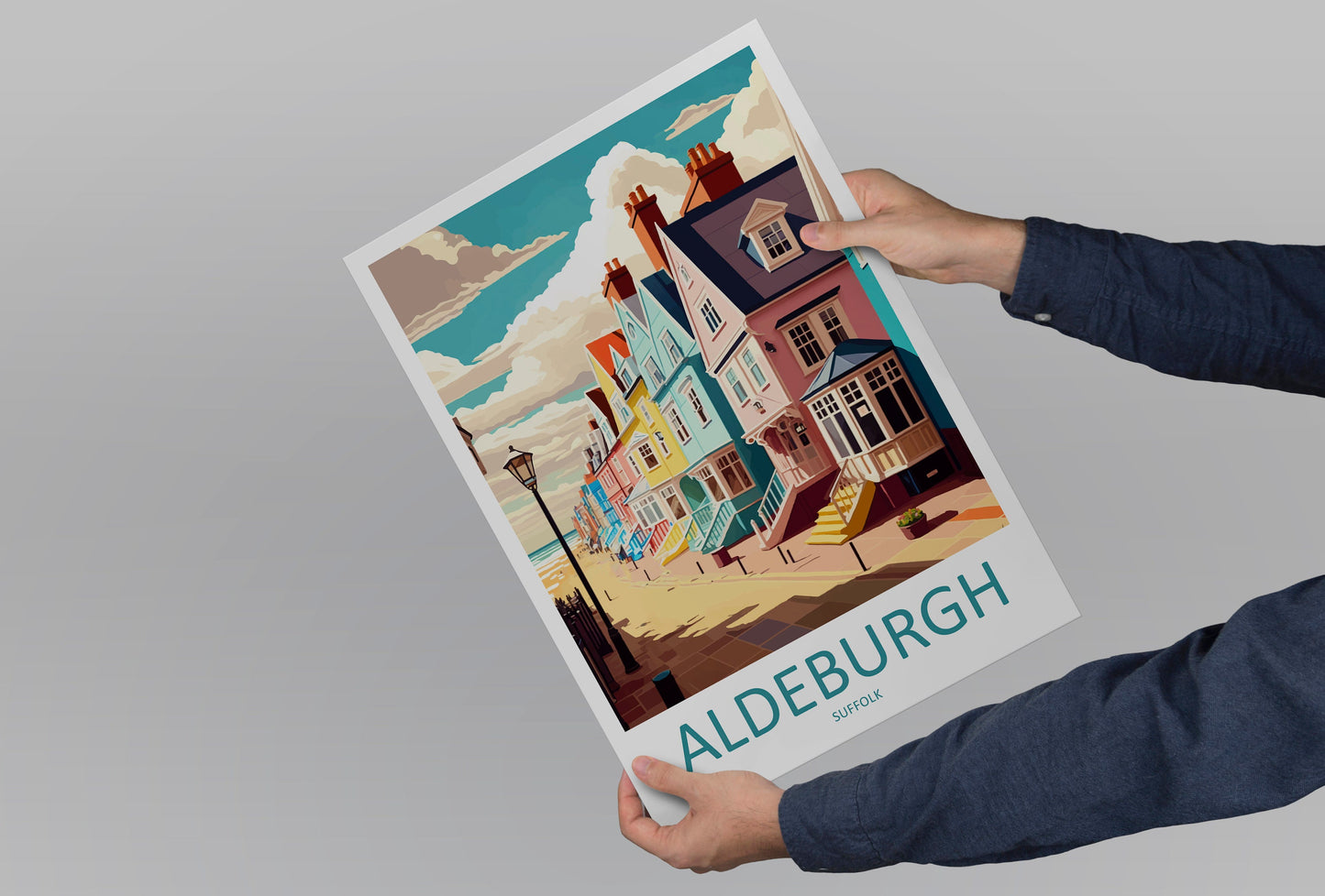 Aldeburgh Travel Print Wall Art Aldeburgh Wall Hanging Home Décor Aldeburgh Gift Art Lovers England Art Lover Gift Aldeburgh Art