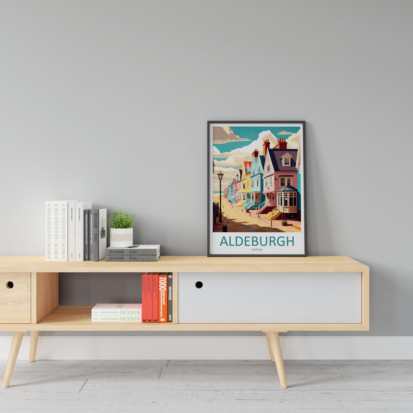 Aldeburgh Travel Print Wall Art Aldeburgh Wall Hanging Home Décor Aldeburgh Gift Art Lovers England Art Lover Gift Aldeburgh Art