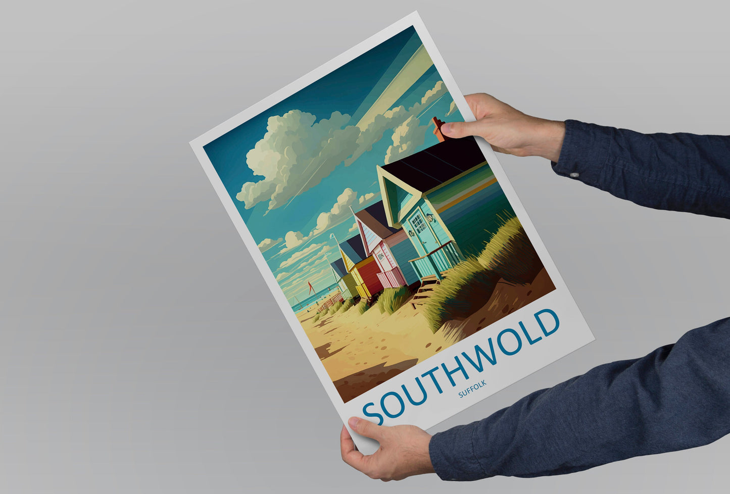Southwold Travel Print Wall Art Southwold Wall Hanging Home Décor Southwold Gift Art Lovers England Art Lover Gift Southwold Art