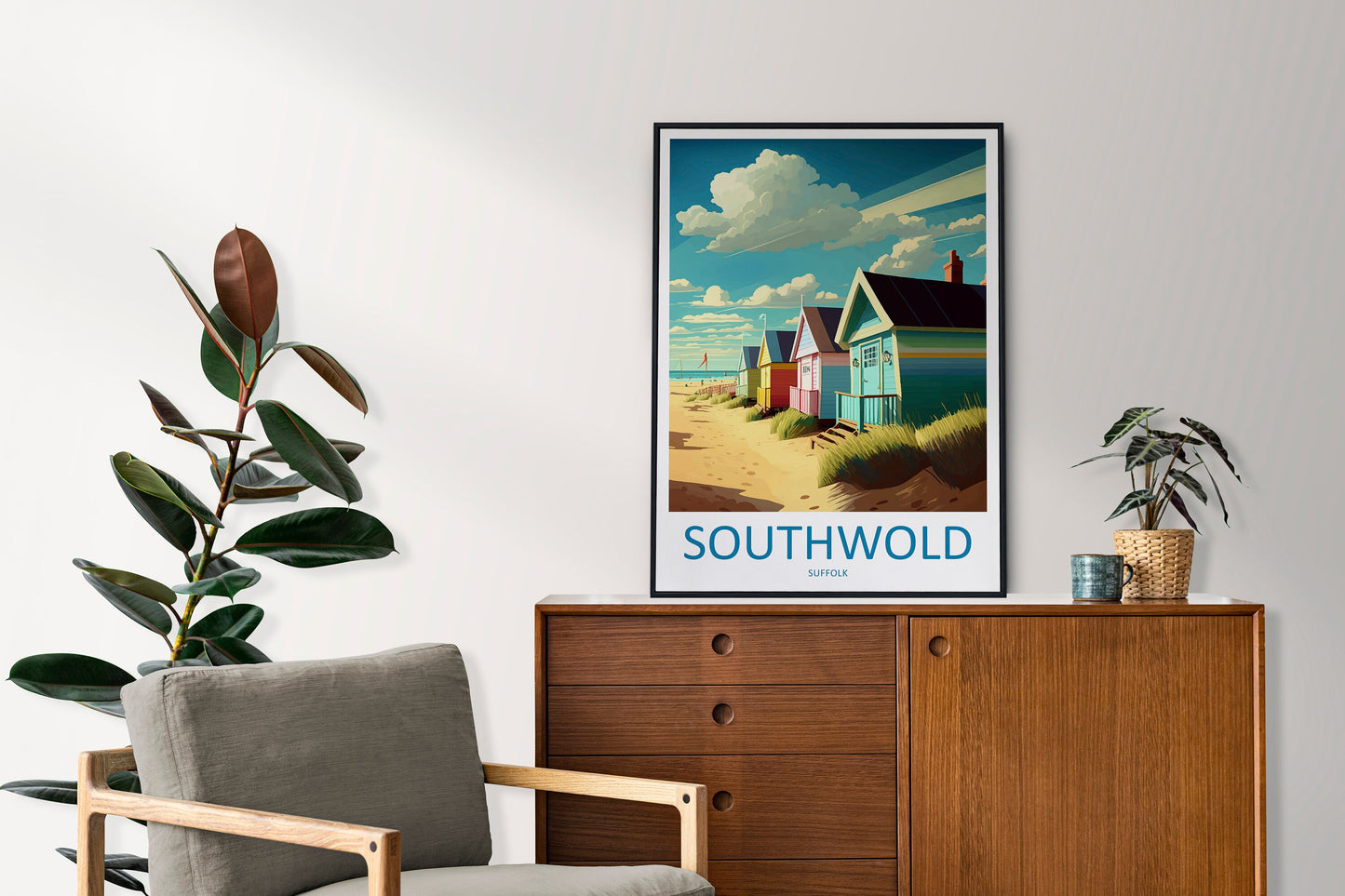 Southwold Travel Print Wall Art Southwold Wall Hanging Home Décor Southwold Gift Art Lovers England Art Lover Gift Southwold Art