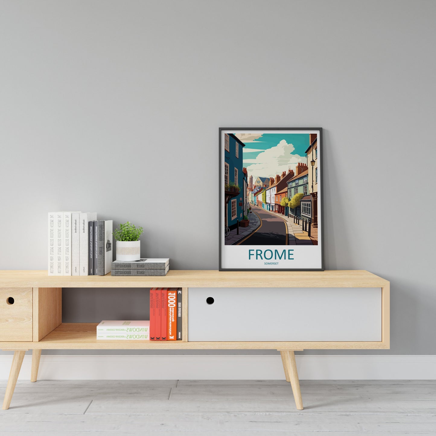 Frome Travel Print Wall Art Frome Wall Hanging Home Décor Frome Gift Art Lovers England Art Lover Gift Frome Art