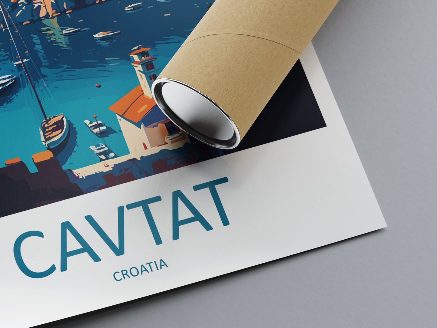 Cavtat Travel Print Wall Art Cavtat Wall Hanging Home Décor Cavtat Gift Art Lovers Croatia Art Lover Gift Cavtat Travel Poster Wall Art