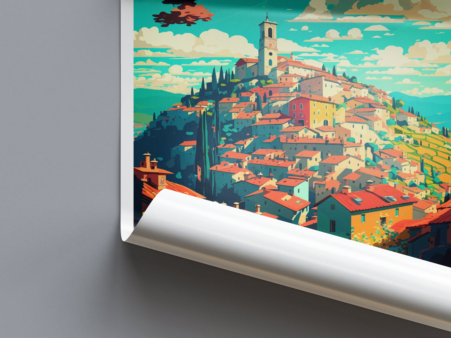 Motovun Travel Print Wall Art Motovun Wall Hanging Home Décor Motovun Gift Art Lovers Croatia Art Lover Gift Motovun Travel Poster Art