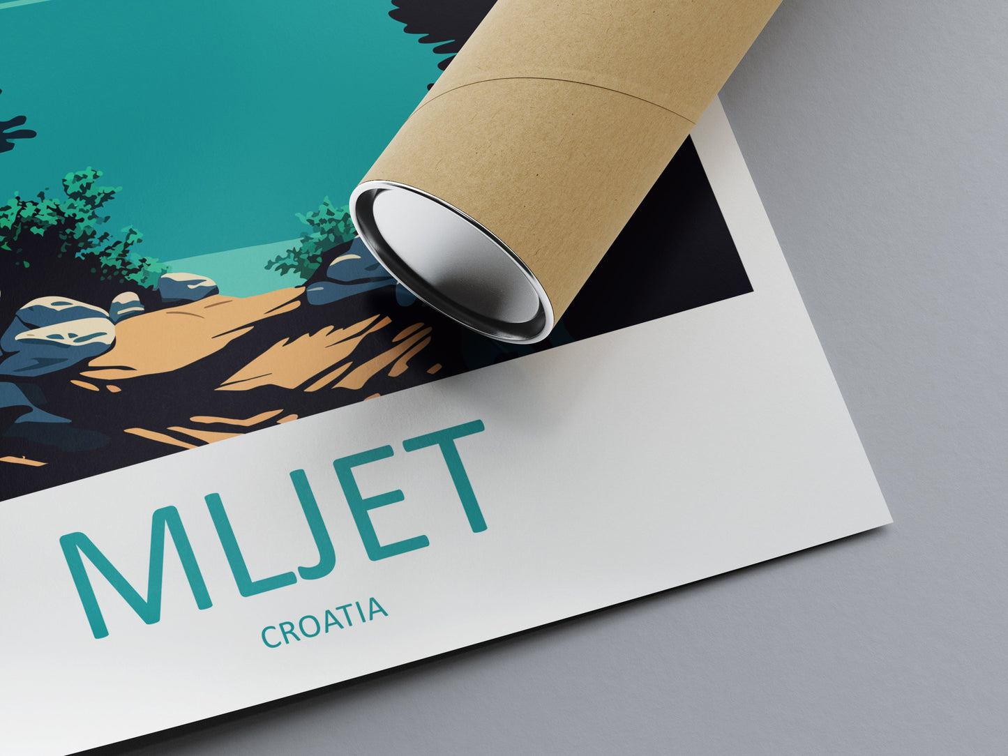 Mljet National Park Travel Print Wall Art Mljet Wall Hanging Home Décor Mljet Gift Art Lovers Croatia Art Lover Gift Mljet Travel Poster Art