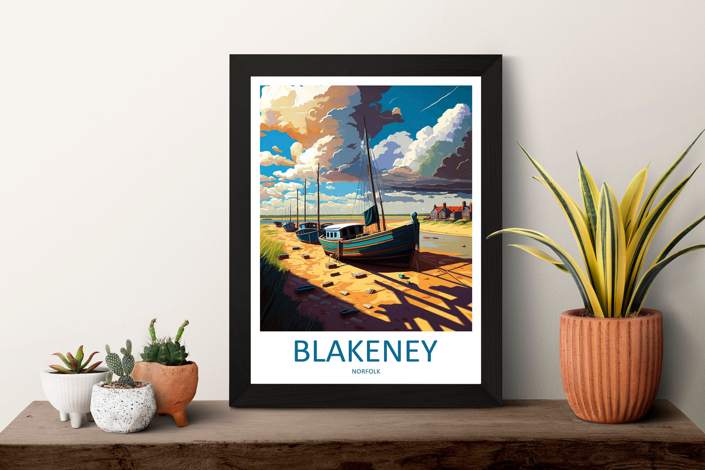 Blakeney Travel Print Wall Art Blakeney Wall Hanging Home Décor Blakeney Gift Art Lovers England Art Lover Gift Blakeney Art