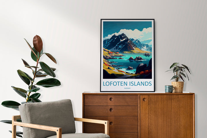 Lofoten Islands Travel Print Lofoten Home Décor Lofoten Islands Art Print Norwegian Wall Print For Lofoten Gift Wall Hanging Lofoten Artwork