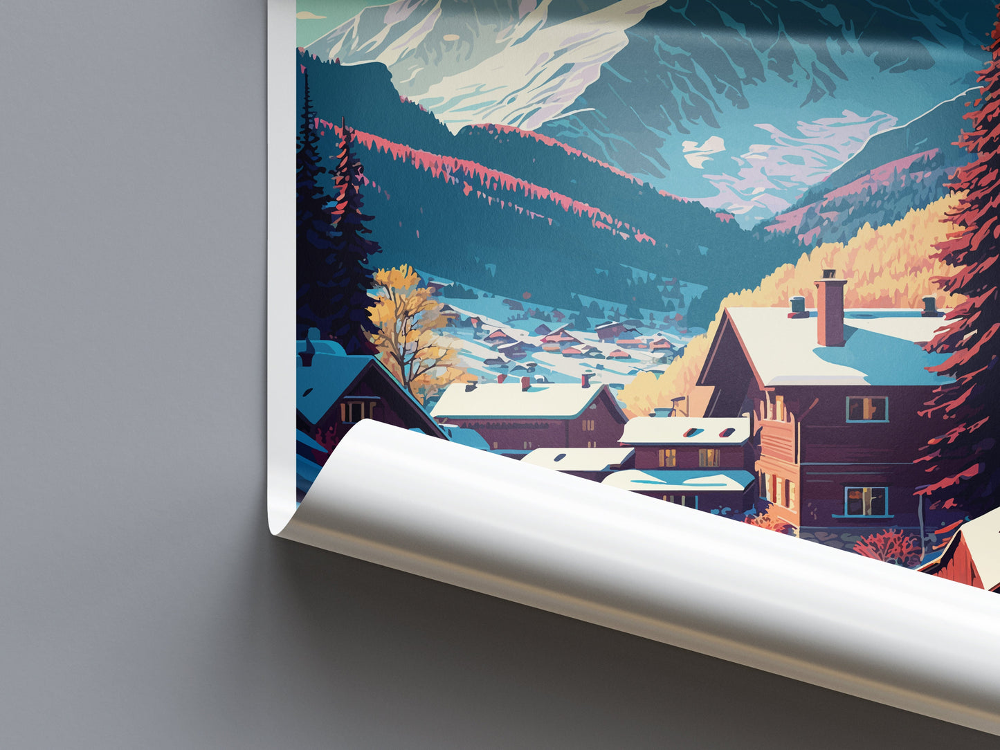 Seefeld Travel Print Wall Art Seefeld Wall Hanging Home Décor Seefeld Gift Art Lovers Austria Art Lover Gift Seefeld Travel Poster