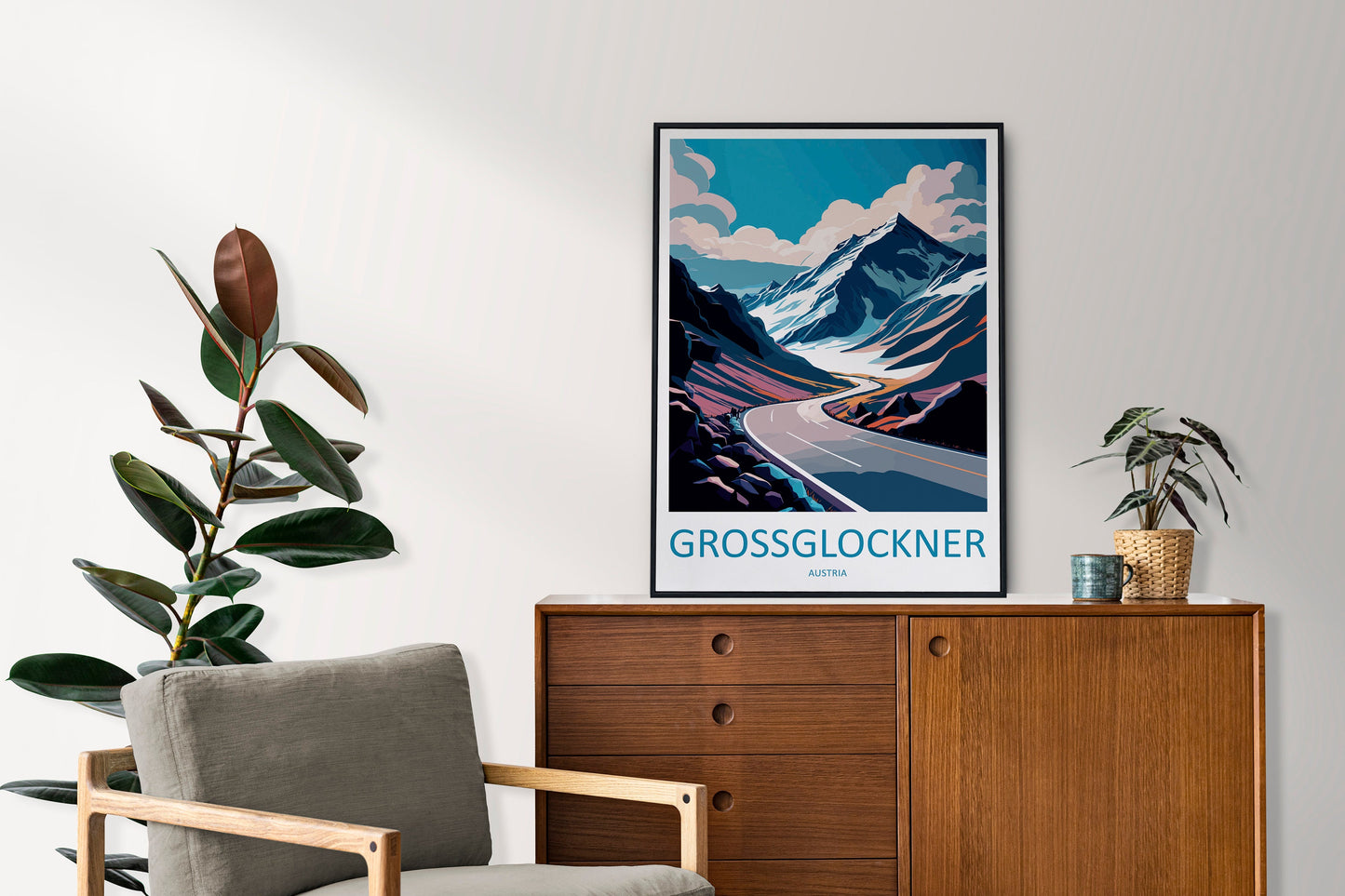 Grossglockner Travel Print Wall Art Grossglockner Wall Hanging Home Décor Grossglockner Gift Art Lovers Austria Art Lover Gift Grossglockner