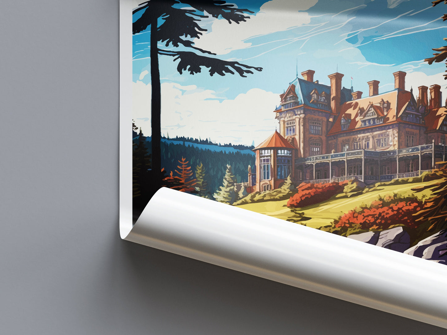 Cragside Travel Print Wall Art Cragside Wall Hanging Home Decoration Cragside Gift Art Lovers Wall Art Print Art Cragside Travel Art