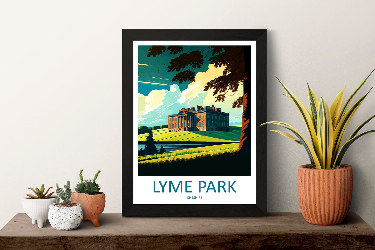 Lyme Park Travel Print Wall Art Lyme Park Wall Hanging Home Decoration Lyme Park Gift Art Lovers Wall Art Print Art Lyme Park Travel Art