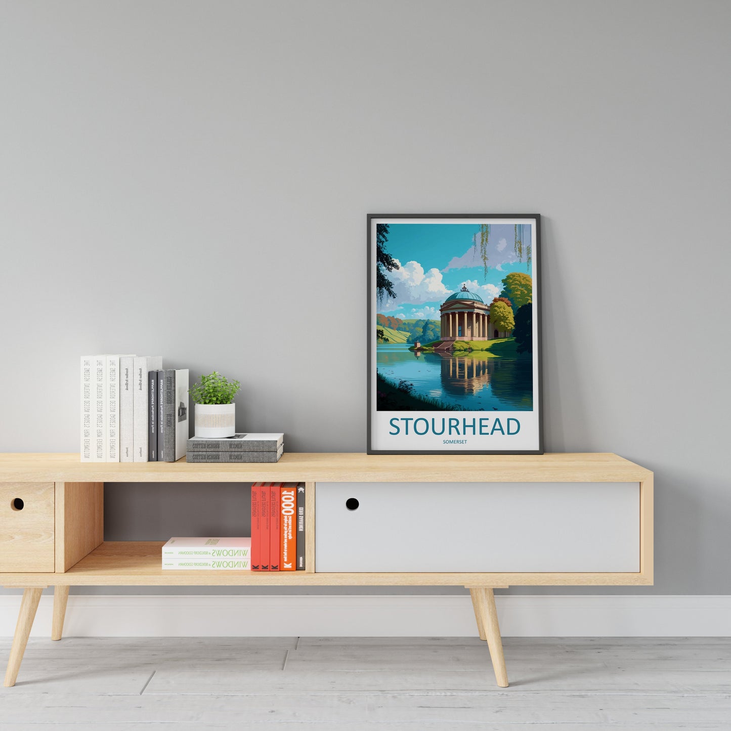 Stourhead Travel Print Wall Art Stourhead Wall Hanging Home Decoration Stourhead Gift Art Lovers Wall Art Print Art Stourhead Travel Art