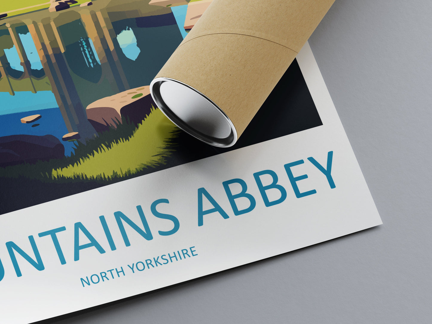 Fountains Abbey Travel Print Wall Art Fountains Abbey Wall Hanging Home Decor Fountains Abbey Gift Art Lovers Wall Art Print Fountains Abbey