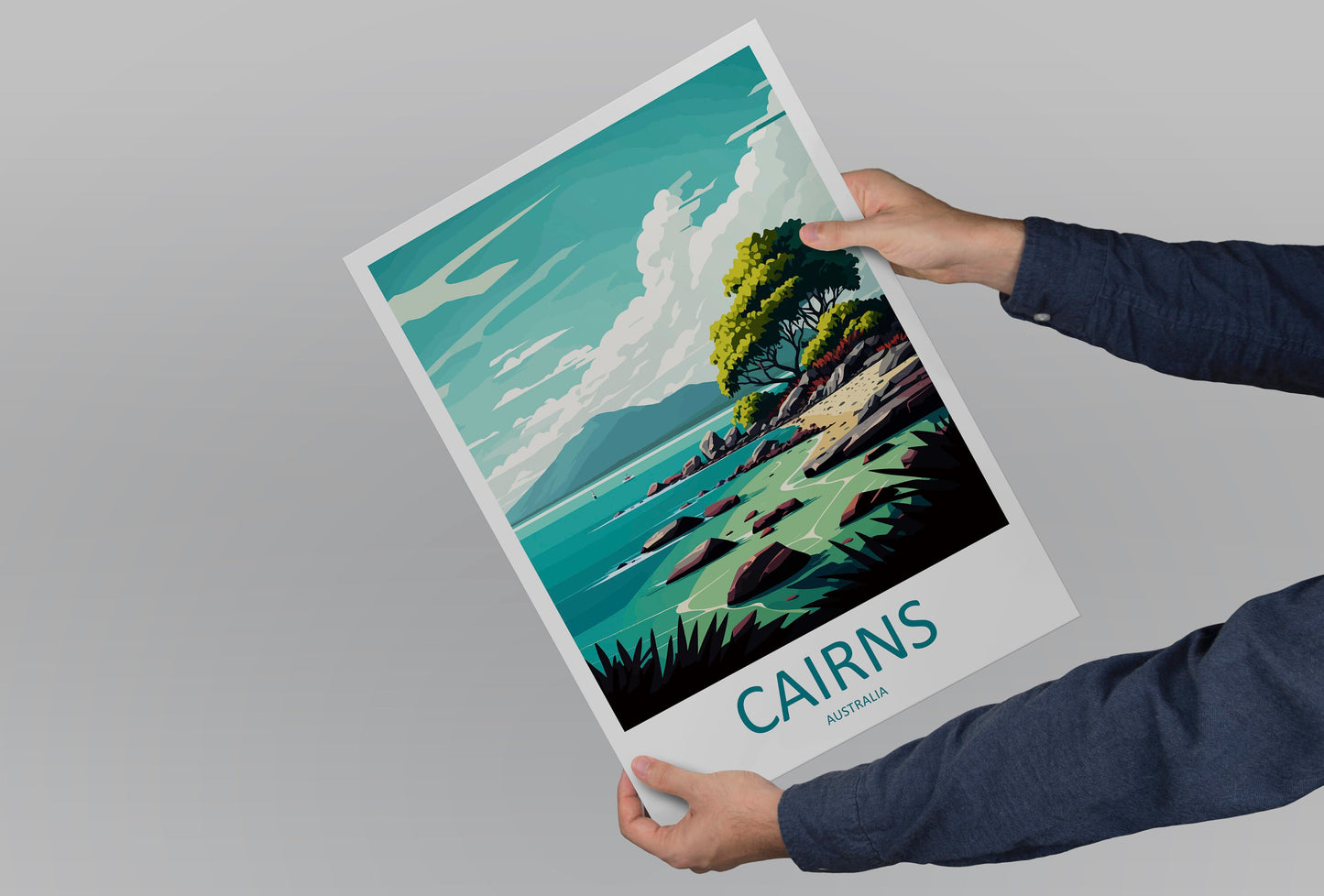 Cairns Travel Print Wall Art Cairns Wall Hanging Home Décor Cairns Gift Art Lovers Wall Art Australia Travel Print Cairns Decor