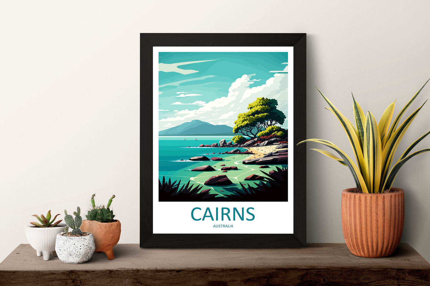 Cairns Travel Print Wall Art Cairns Wall Hanging Home Décor Cairns Gift Art Lovers Wall Art Australia Travel Print Cairns Decor